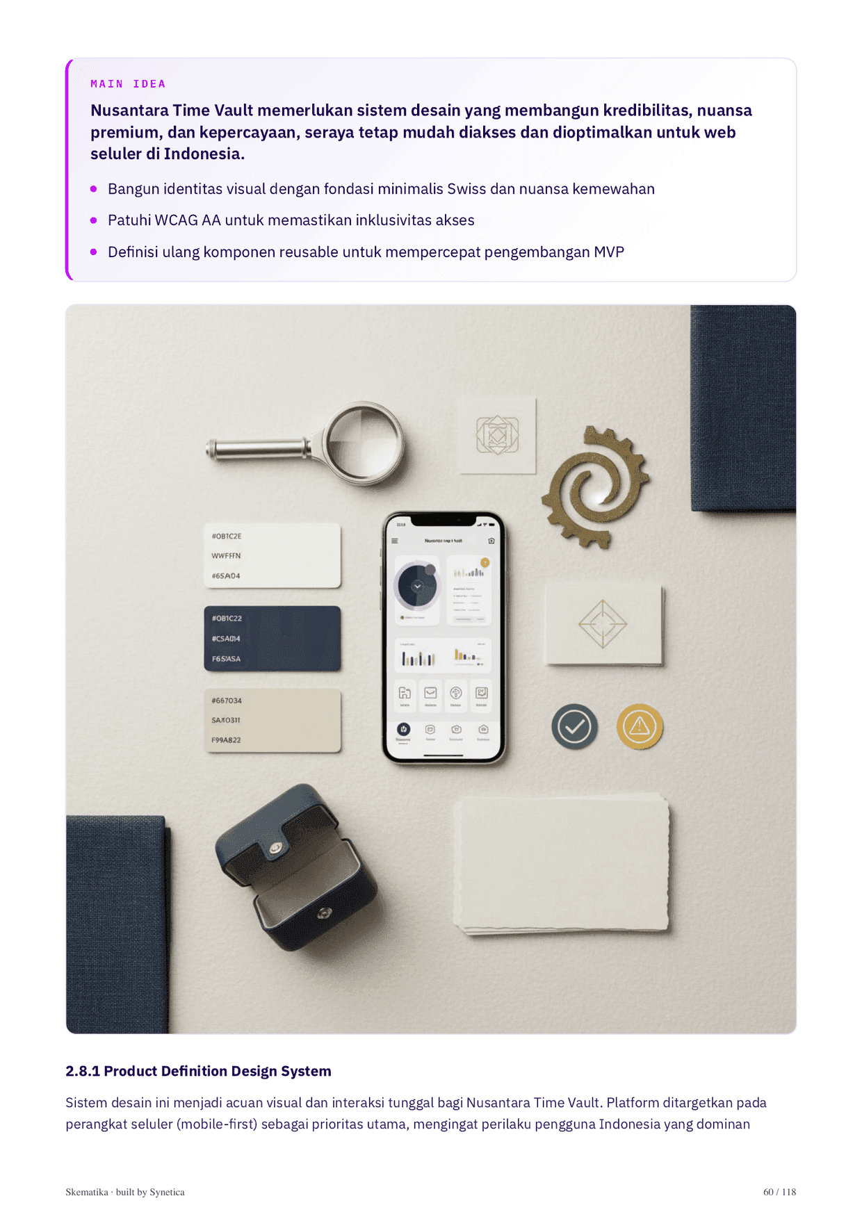 Visual moodboard and design system direction